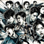 A plethora of Korean actors in action poses for those who want to watch korean dramas online