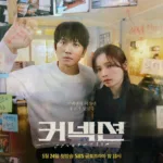 Connection Korean drama. Poster with the two lead actors.