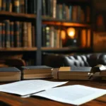 Screenplay on a desk and books for writing a K-drama screenplay